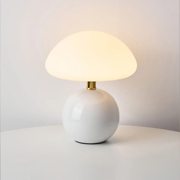 MushroomGlow | Ceramic Table Lamp with Adjustable Lighting | Whimsical Design for Elegant Home Decor 1
