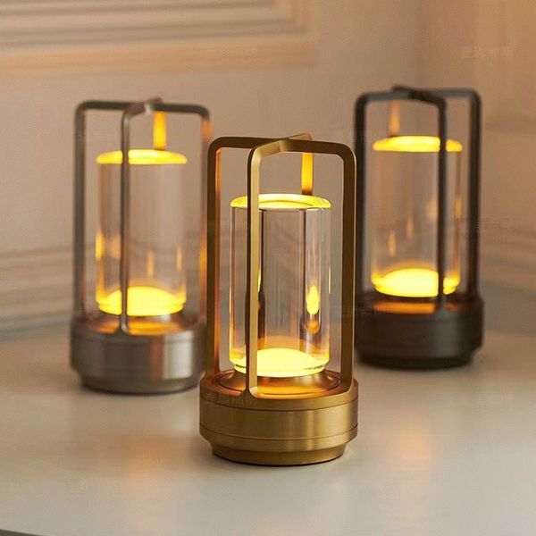 Klarako | Rechargeable Crystal Glass Lantern with Touch Control | Elegant Lighting for Timeless Décor 7